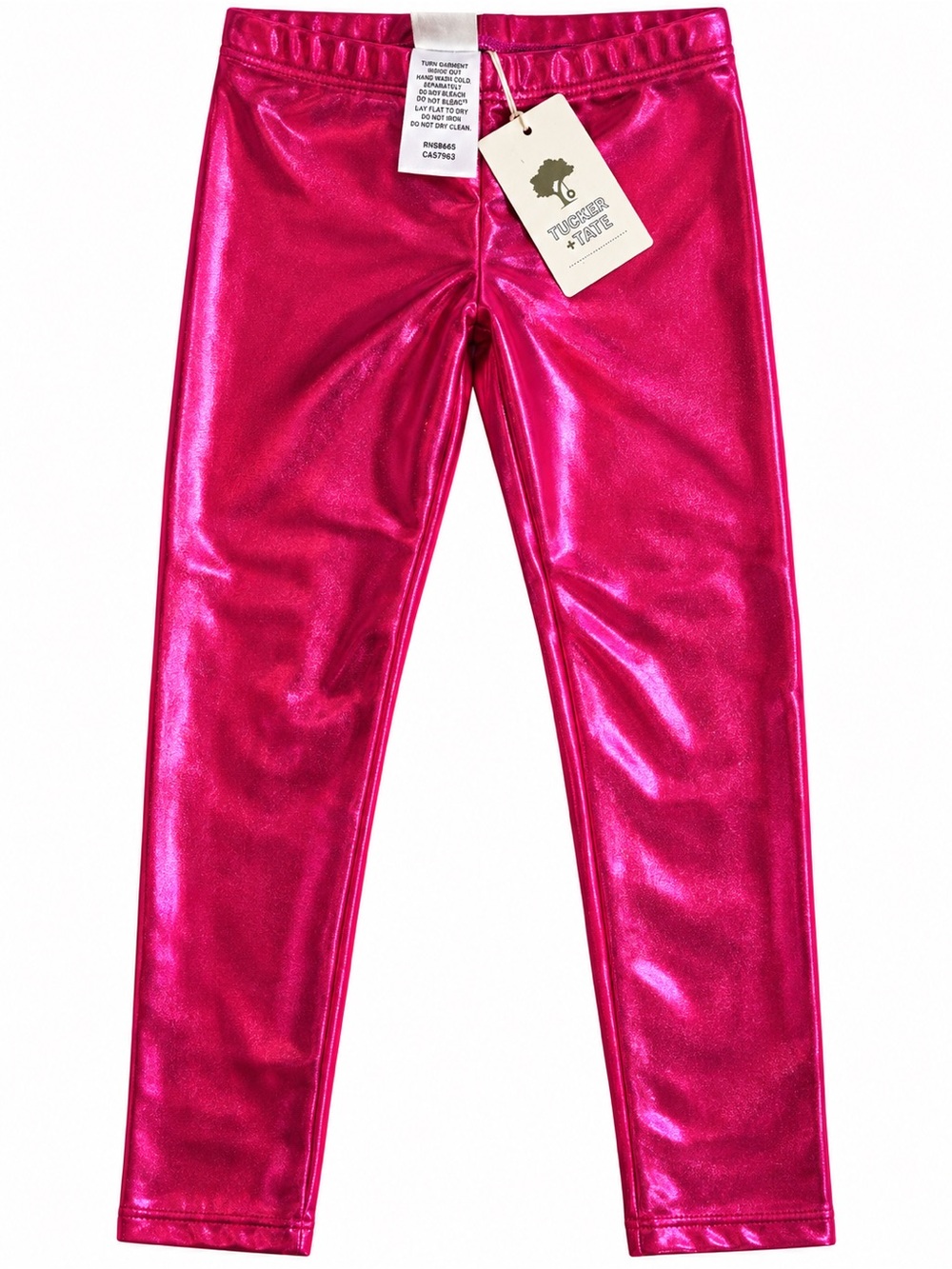 Tucker + Tate Shiny Hot Pink Girls' Leggings